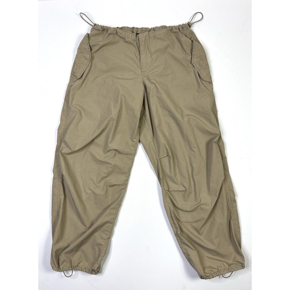 Empyre Pants Men's Small Beige Parachute Balloon Baggy Y2K Skate